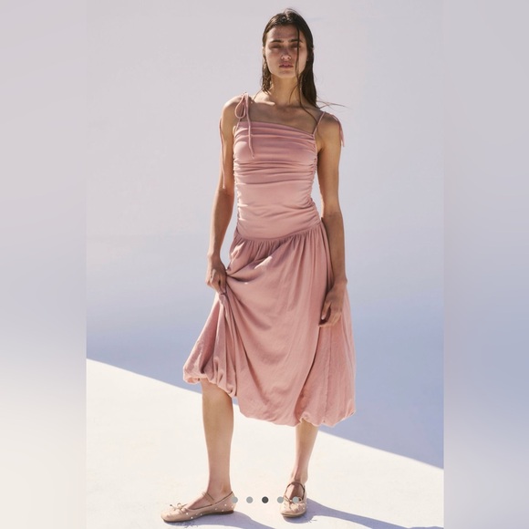 Free People Liza Drop-Waist Midi Dress - Picture 4 of 10